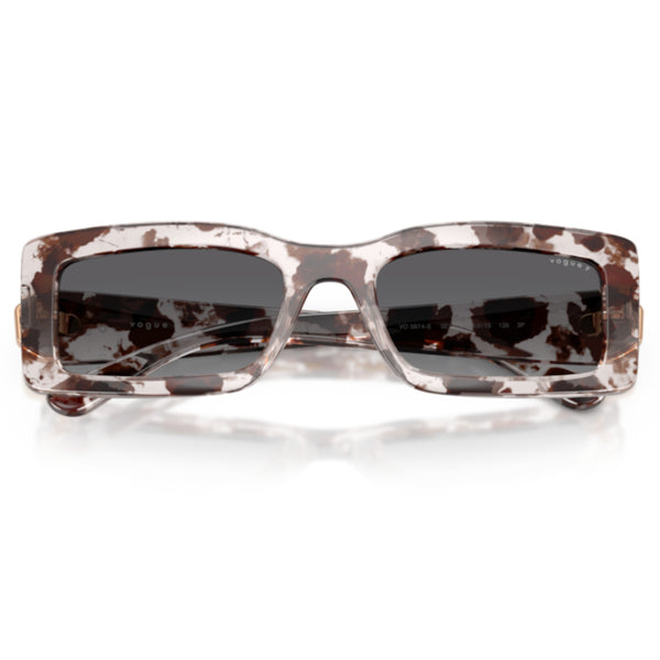 Vogue VO5674S 3218T3 Grey Havana Rectangle Sunglasses