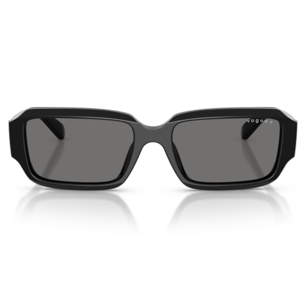 Vogue VO5693SU black rectangle sunglasses, full-rim acetate frame