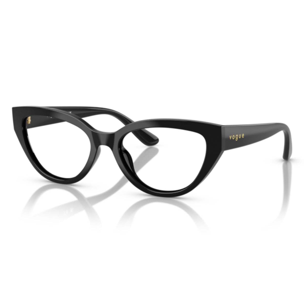 Vogue VY2031 black cat-eye eyeglasses with lightweight frame